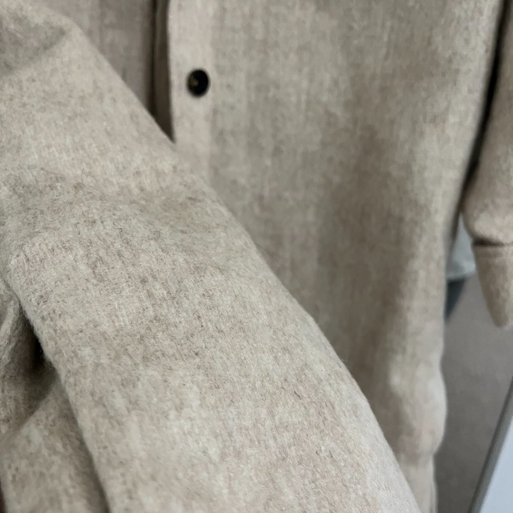 H&M Tan/Cream Shacket - Picture 3 of 5